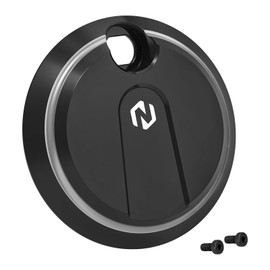 NICECNC Black Gas Tank Cover Fuel Tank Console Door CNC Aluminium Fuel Door Compatible with Harley Road Glide Limited FLTRK 2020-2023, Replacement for 61278-08A, See Fitment