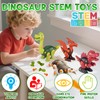 STAY GENT Take Apart Dinosaur Toys for Kids, 4 Packs