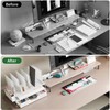 LEKETREE Desk Organizer, Office Organization with Vertical File Holder, File