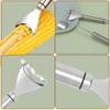 3pcs Corn Cob Peeler, Stainless Steel Corn Cob Holders Stripper