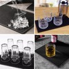 Bar Mat, Black Coffee Drying Mat PVC Bar Service Mat