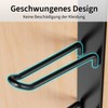 niffgaff Black Door Hooks for Hanging - Coat Hooks Door,
