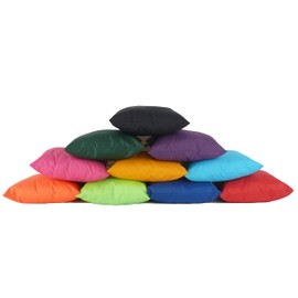 Waterproof Outdoor Garden Furniture Seat Cushion Filled with Pad By Bean Lazy - Orange