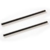 sourcing map 2 Pcs 1x40 Pin 2.54mm Pitch Single Row