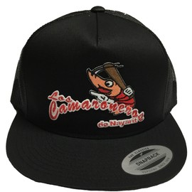 Camaroneros De Nayarit Hat Black Mesh Snapback