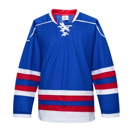 EALER H900 Series Ice Hockey League Team Color Blank Practice Jersey & Thick, Breathable and Quick-Dry High Strength Fabric&Unisex Junior to Senior