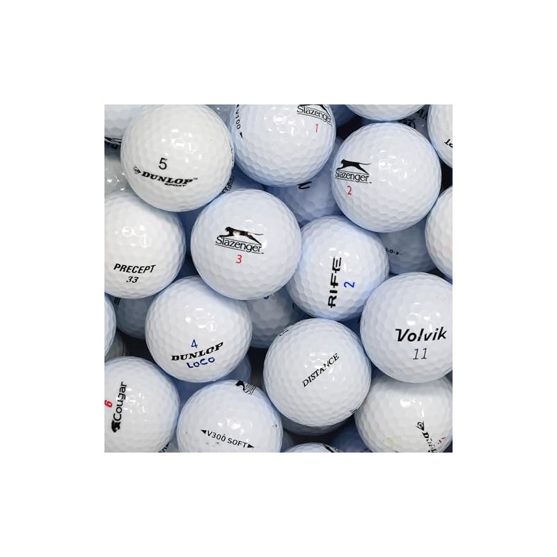 Second Chance Lake Golf Balls - 12 Assorted Recycled Grade
