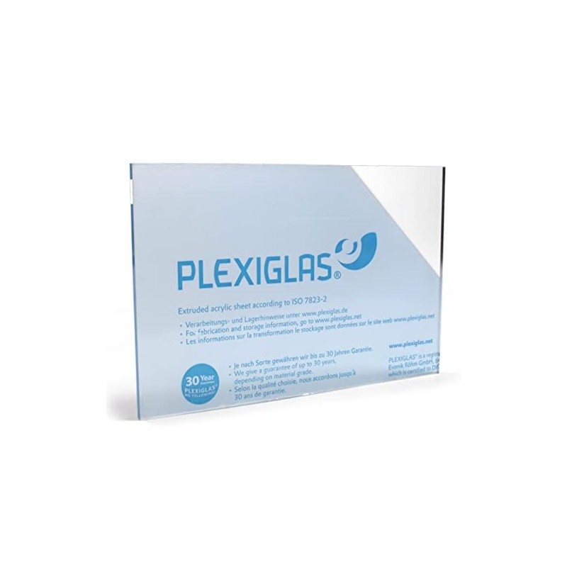 3mm Clear Extruded Acrylic Transparent Gloss Perspex Plexiglas Plastic Sheet