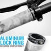 MARQUE Race Mountain Bike Handlebar Grips – Single Lock-On Ring