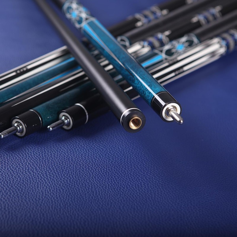 Glass Fiber Pool Cue, 2-Pieces Pool Cue Stick - 58"