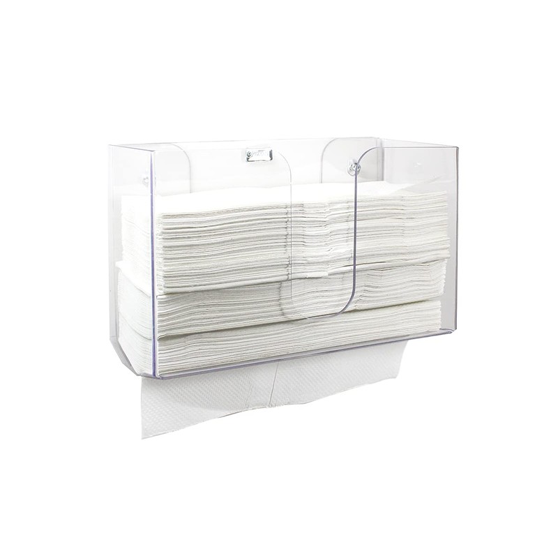 TrippNT 51937 Small Dual Dispensing Paper Towel Holder with 150