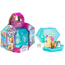 My Little Pony Mini World Magic Crystal Keychain Hitch Trailblazer Toy - Portable Mini Playset, Pony, and Accessories For Kids Ages 5 and Up