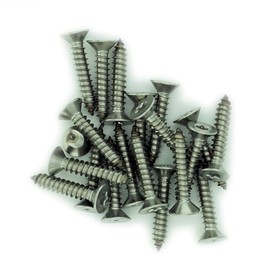 No.2 x 0.25 (2.2mm x 6.5mm) TX Countersunk Self-Tapping Screw - Stainless Steel (A2) (Pack of 20)