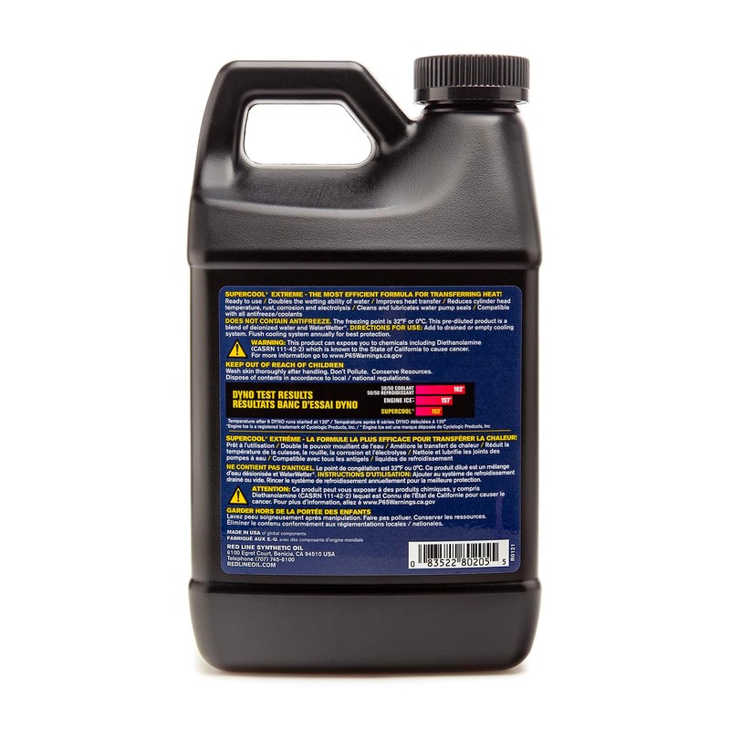 Red Line 80205 Supercool Extreme Powersports Coolant Fortified with WaterWetter