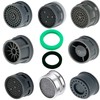 Faucet Aerator 2.2 GPM Plugin Restrictor Replacement Parts For Bathroom