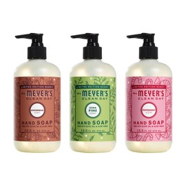MRS. MEYER'S CLEAN DAY MRS. MEYER'S CLEAN DAY Liquid Hand Soap 3 Pack Variety, Gingerbread, Iowa Pine, Peppermint, 12.5 OZ Each, 1 CT