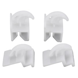 Molloparts 2PCS 3051162 Front and 2PCS 3051163 Rear Drawer Glide Compatible with Kenmore, Electrolux Frigidaire Ranges Replace for AP2121517 AP2121518 PS434226 PS434227