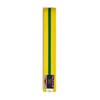 Playwell Martial Arts Cotton Striped Coloured Grading Belt - Yellow