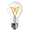 TCP Festive LED A19, Yellow Butterfly, Base Down Light Bulb