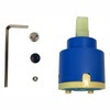 35mm Flat Basement Ceramic Faucet Cartridge, Replacement Part for Kitchen