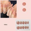 YXRXKJ Nail Tips, Medium, 24 Pieces, Nail Tips, Short, Popular,