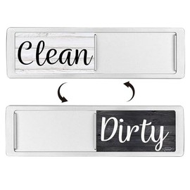 New Talent Dishwasher Magnet Clean Dirty Sign, Clean Dirty Magnet for Dishwasher, Dirty and Clean Dishwasher Magnet, Dishwasher Clean Dirty Sign, Dishwasher Clean Dirty tag, Strong/Non Scratch Farmhouse Rustic Wood Design