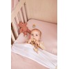 Meyco Baby Plain Fitted Sheet for Cot Bed (Flat Sheet