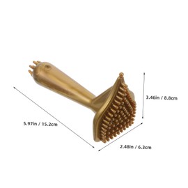 Healvian Massage Brush Comb for Hair Scalp Oil Scrubber for Relaxation Muscle Meridian Brush for Arms Legs and Back Multipurpose Massage Tool