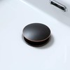 Luxier DS02-TO 1-5/8 in. Brass Bathroom and Vessel Sink Push