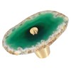 Sportmusies Pack of 4 Agate Stone Cabinet Knobs with Screws,