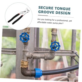 LIFKOME Multifunctional Pipe Wrench Set 2pcs Pump Plier Heavy Duty Plumbing Plier for Home Use