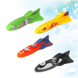 Shark Torpedoes Toys,Underwater Diving Toy Fun Diving Squid Toys,Summer Swimming Pool Sinking Toy Sinkers for Kids Gifts,Squid Dive Bath Water Underwater Pool Training Swim Toy for Girls Boys