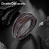 Pulsera de Cuero Hombre, Brazalete de Tejidas Hombre (Marrón)