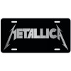 Black Silver Metallica Aluminum Novelty Tag Car License Plate