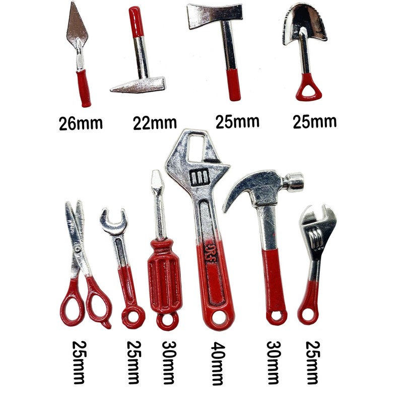 Cayway 25 PCS Miniature Garden Tools - Mini Scene Model