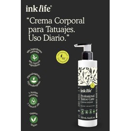 Loción Corporal Abrillantadora Hidratante para Piel Tatuada 250 ml