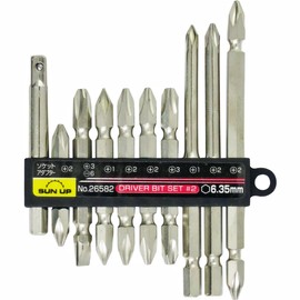 SUN UP Driver Bit Set, Combination Set, 10 pcs, #2
