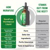 NURAFUSE Organic Wormwood, Black Walnut, Oregano, Soursop, Shilajit Liquid Drops