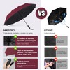 LORISKORS | TERPORT Paraguas Plegable de Automático para Sol, Resistente