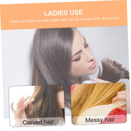 Hemoton Double-Sided Tooth Combs 6.10 Inch Portable Hair Scalp Massaging Combs with Fine and Dense Teeth for Dandruff Removal and Scalp Care Anti-Static Design 3-Pack