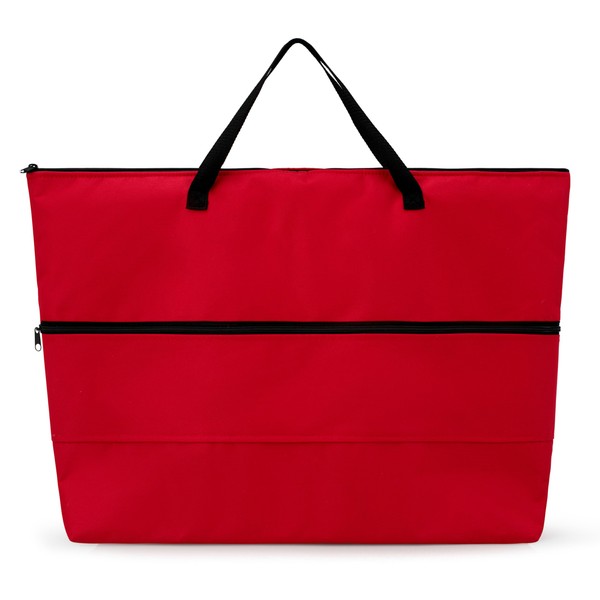 Red 19 inch Padded Fleece Lined Portable TV Case with