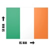 20 X Ireland Irish St Patricks Flag Stickers - Rectangle