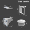 WUSJCOF 4 Locks with 1 Key Baby Safety Magnetic Cabinet