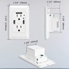 Nineleaf Wall Mount Charger Power Socket USB Wall Charger with