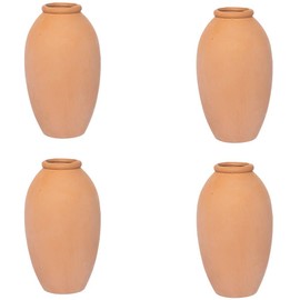 Baker Ross FC907 Mini Terracotta Vases - Pack of 4, Flower Pot Painting for Kids, Crafting Kit for Kids