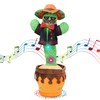 Dancing Cactus Toys,Talking Mimicking Singing Repeats What You Say:_Bearded Cactus