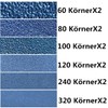 12 Pcs 25 x762 mm Metal Sanding Belts, 2 Pieces