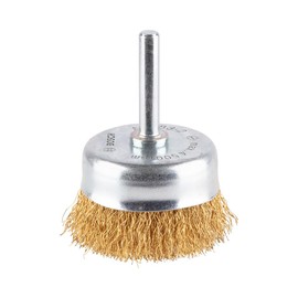 Bosch 2608622008 Wire Cup Brush, Brass-Coated, Silver