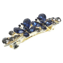 Healeved Bow Hair Pin Hair Accessories For The Bride Hair Clip Bridal Hair Clips Bling Hair Clips Temperament Hair Clip Hair Styling Accessories Hair Accessories For Women Blue Rhinestones