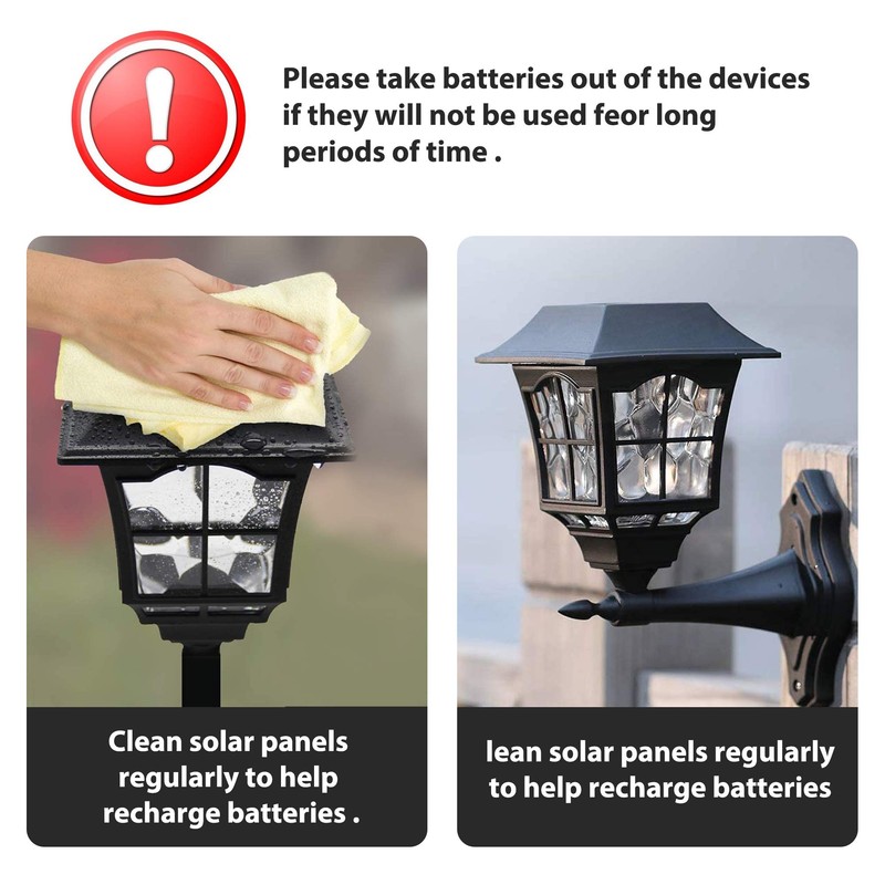 Kruta Solar Lights Batteries AAA 1100mah High Capacity 1.2V Ni-MH